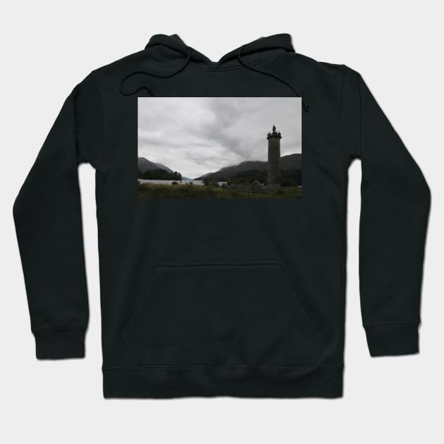 Glenfinnan Monument, Scotland Hoodie by MagsWilliamson